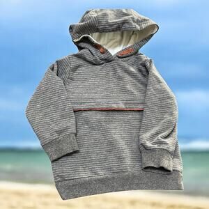 Tommy Bahama Hoodie Boys 2T Toddler Pullover Sweatshirt Gray Brown Casual